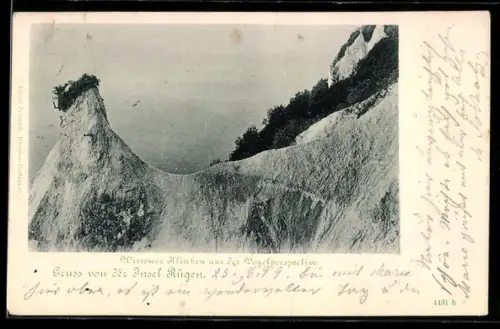 AK Rügen, Wissower Klinken aus der Vogelperspektive