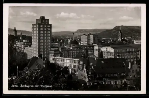 AK Jena, Zeisswerke mit Hochhaus