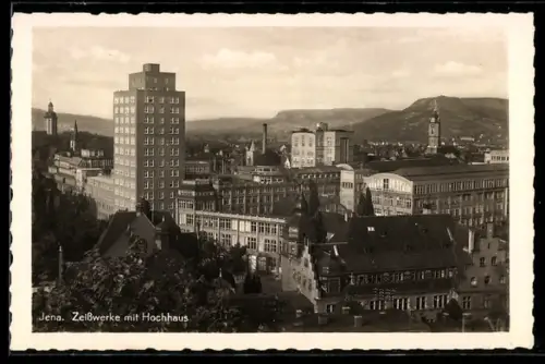 AK Jena, Zeisswerke mit Hochhaus