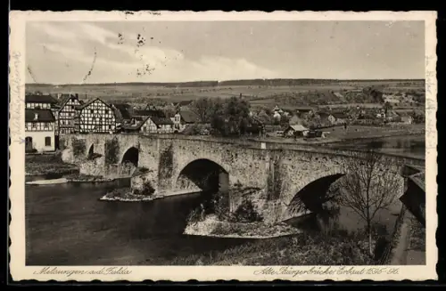 AK Melsungen a.d. Fulda, Alte Bürgerbrücke