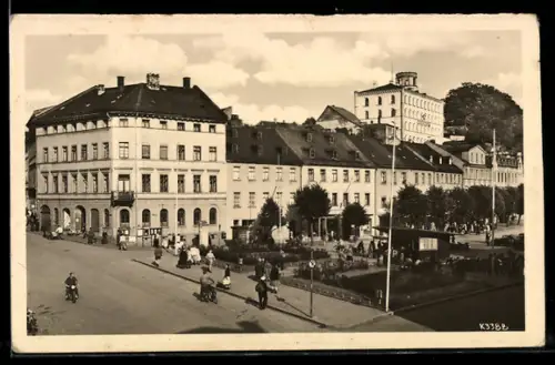 AK Schleiz i. Thür., Neumarkt