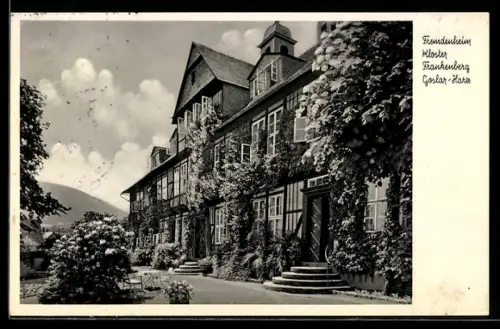 AK Goslar /Harz, Fremdenheim Kloster Frankenberg
