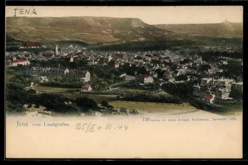 AK Jena, Blick vom Landgrafen
