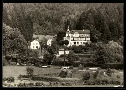 AK Meuselbach-Schwarzmühle /Thür., HO-Gaststätte Waldfrieden