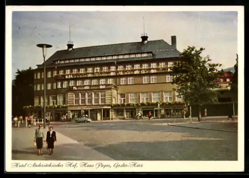 AK Goslar /Harz, Hotel Niedersächsischer Hof, Haus Pieper