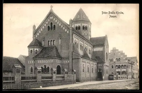 AK Nauen, Ansicht der Peter-Pauls-Kirche