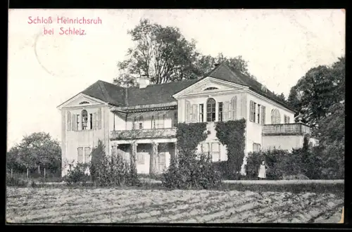 AK Schleiz, Partie am Schloss Heinrichsruh