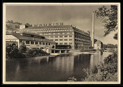 AK Saalfeld, Schokoladen- und Kakao-Fabrik an der Saale