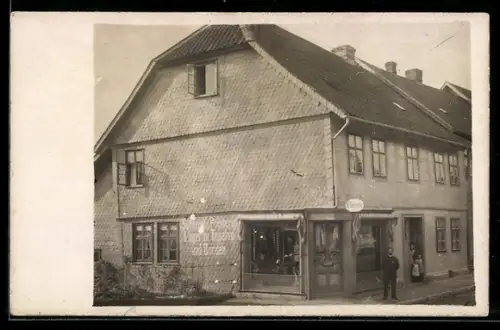 Foto-AK Seesen, Geschäft K. gerecke 1910, Lange Strasse