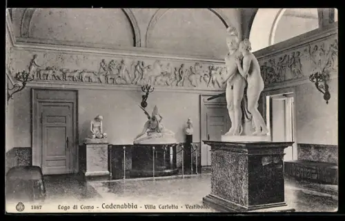 AK Cadenabbia, Villa Carlotta, Vestibola, Lago die Como