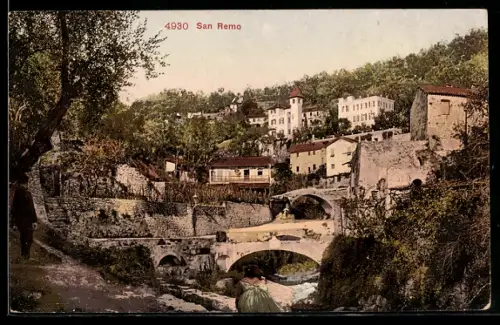 AK San Remo, Ortsansicht