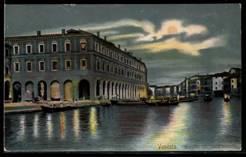 Lithographie Venezia, Mereato sul Canal Grande