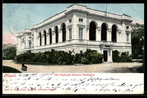 AK Napoli, Villa Nazionale, Stazione Zoologica