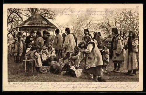 AK Galizien, ruthenische Flüchtlinge