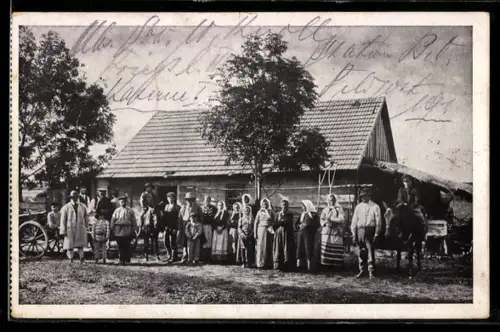 AK Brest-Litowsk, russische Dorfbewohner