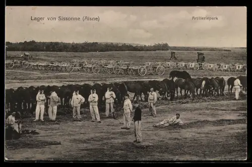 AK Sissonne, Artilleriepark