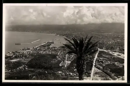 AK Palermo, Totale vom Berg aus gesehen