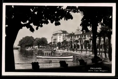 AK Pallanza, Teilansicht am Lago Maggiore