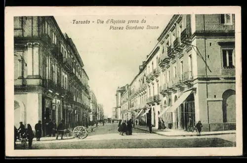 AK Taranto, Via d`Aquinto presa da Piazza Giordano Bruno