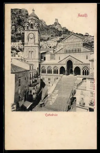 AK Amalfi, Cattedrale, Dom und Treppe