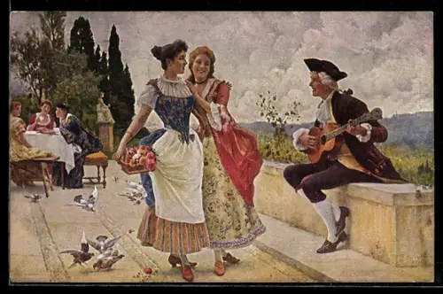 AK F. Andreotti: Chant d`Amour, Liebeslied