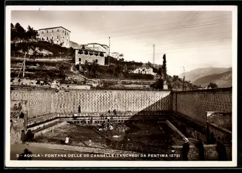 AK Aquila, Fontana delle 99 Cannelle (Tancredi da Pentima 1272)