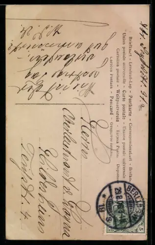 AK Opernsängerin Reta Walter als Mignon