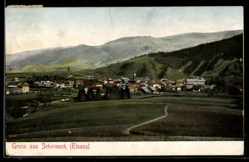 AK Schirmeck /Elsass, Ortsansicht