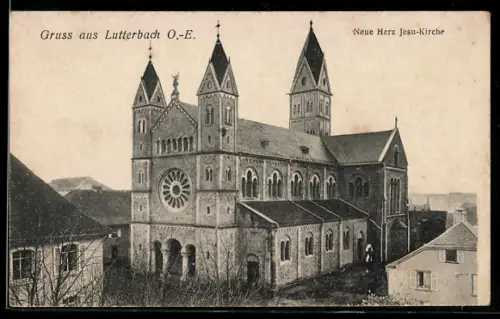 AK Lutterbach /O.-E., Neue Herz Jesu-Kirche