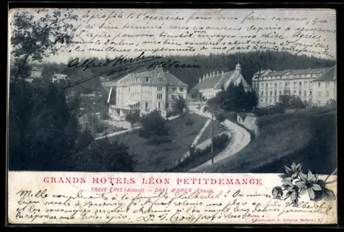 AK Trois Epis, Grands Hotels Léon Petitdemange