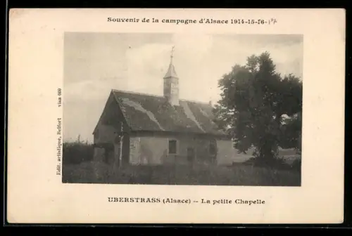 AK Uberstrass, La petite Chapelle
