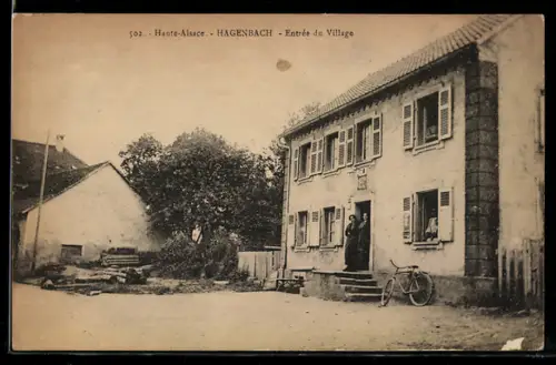 AK Hagenbach, Entrée du Village