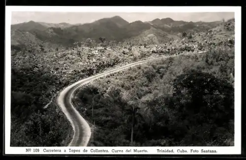 AK Trinidad, Carretera a Topes de Collantes, Curva del Muerto