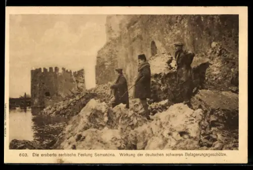 AK Semendria, Die eroberte serbische Festung