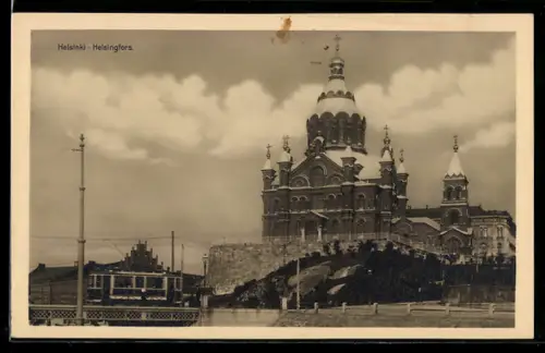 AK Helsinki, Ryska kyrkan, Strassenbahn