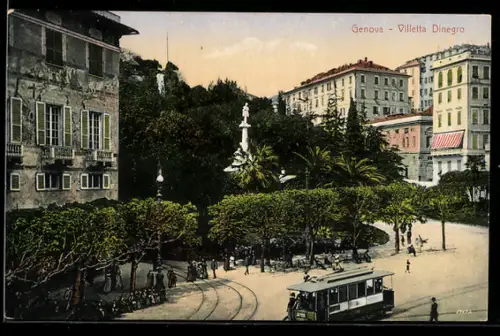 AK Genova, Villetta Dinegro, Strassenbahn