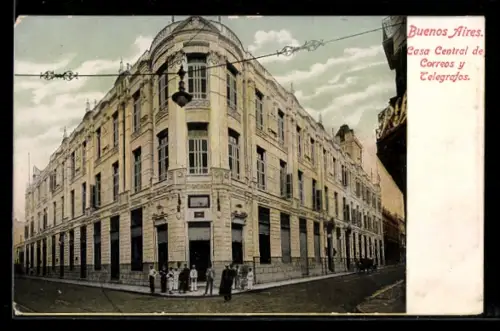 AK Buenos Aires, Casa Central de Correos y Telegrafos
