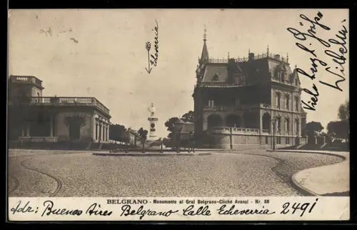 AK Belgrano, Monumento al Gral Belgrano-Cliché Avanzi