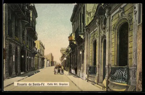 AK Rosario de Santa-Fé, Calle Grl. Urquiza