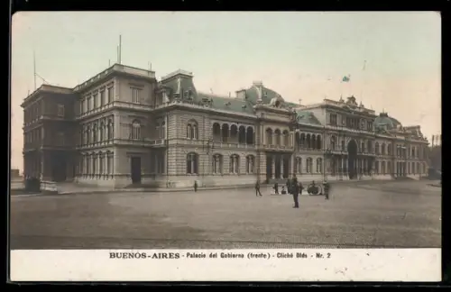 AK Buenos Aires, Palacio del Gobierno, fronte