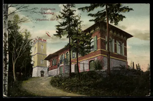 AK Gleesberg bei Neustädtel, Köhlerturm