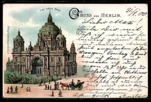 Lithographie Berlin, Der neue Dom