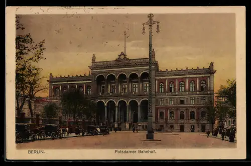 AK Berlin-Tiergarten, Potsdamer Bahnhof