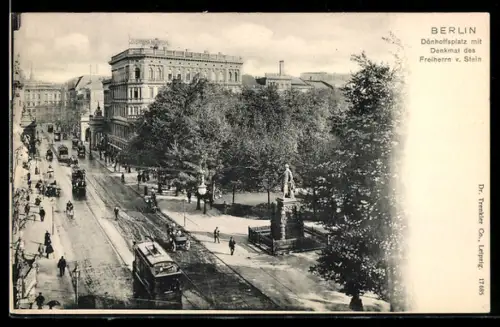 AK Berlin, Dönhoffplatz, Denkmal des Freiherrn vom Stein