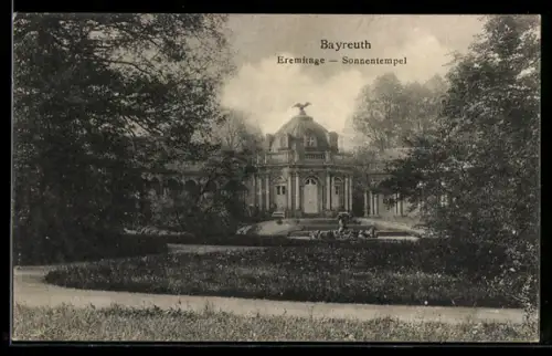 AK Bayreuth, Eremitage, Sonnentempel