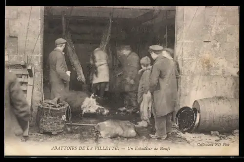 AK Abattoirs de la Villette, Un Échaudoir de Boeufs