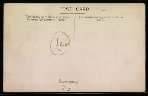 AK Bergmann mit Grubenpony