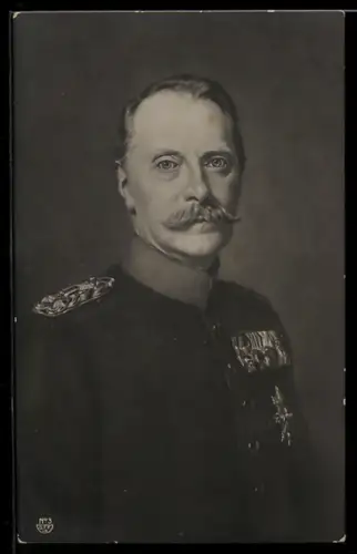 AK Friedrich II. von Baden, Portrait in Uniform