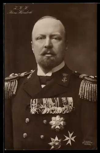 AK Prinz Heinrich von den Niederlanden im Porträt