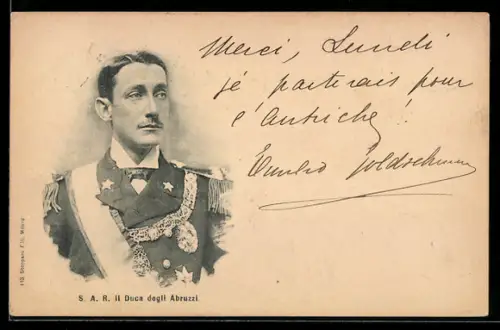 AK Il Duca degli Abruzzi, Portrait